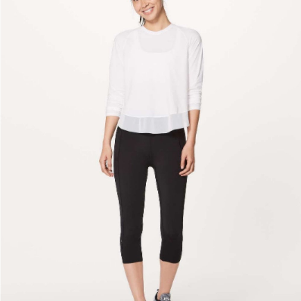 LULULEMON CROPPED LONG SLEEVE
